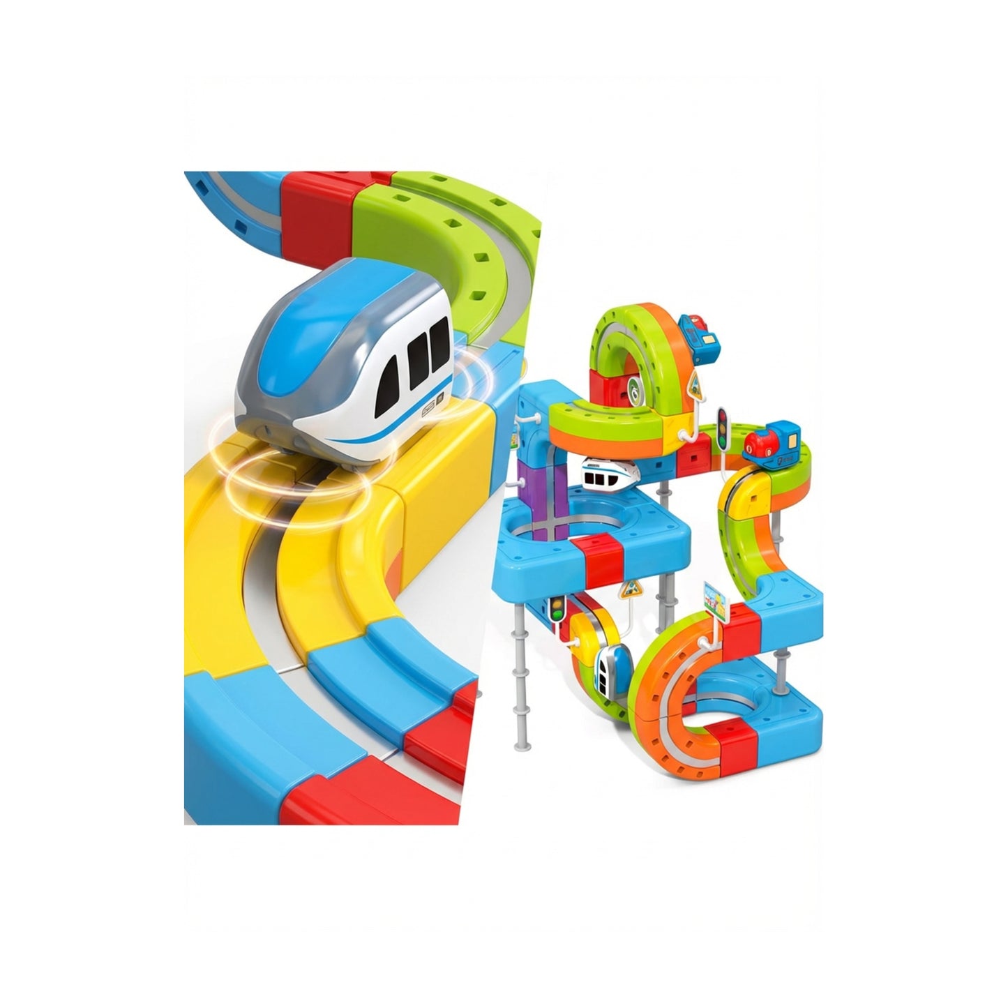 Magnetic Track Train Set
