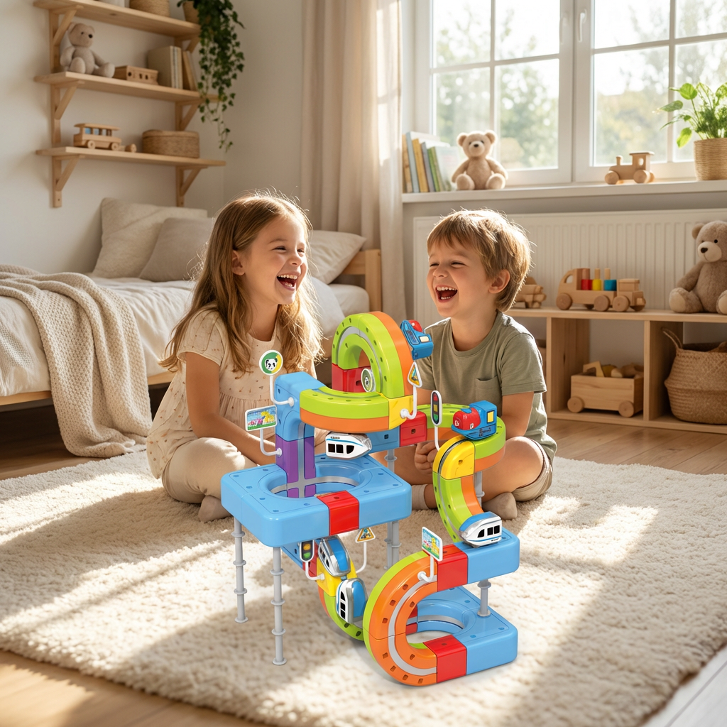 Magnetic Track Train Set