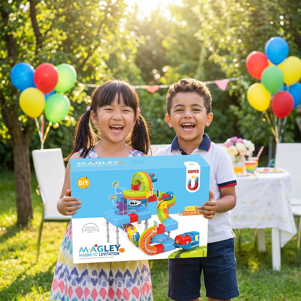 Magnetic Track Train Set