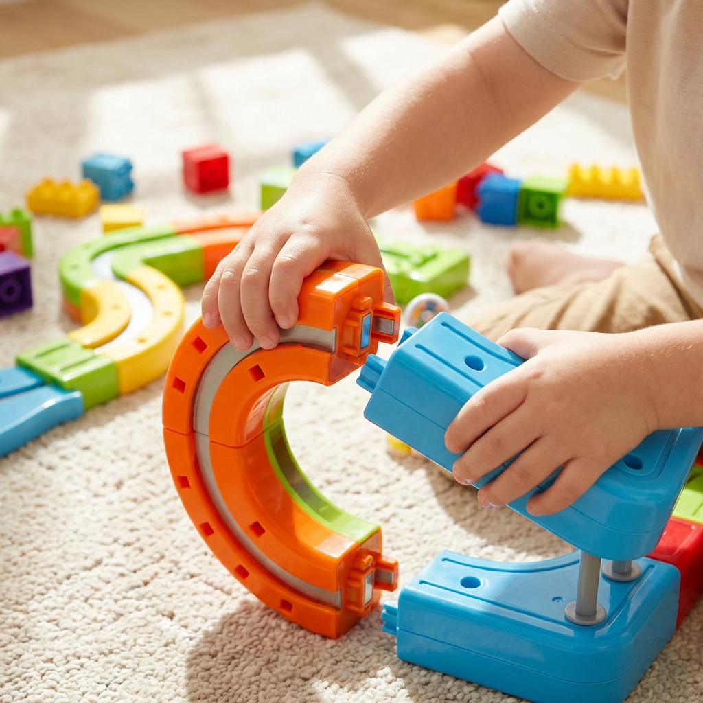 Magnetic Track Train Set