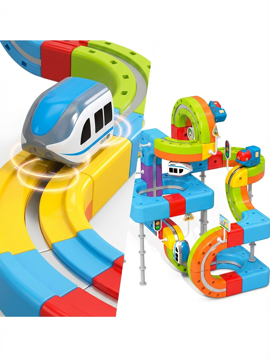 Magnetic Track Train Set